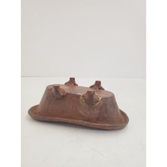 Vintage 1950s / cast iron SOAP DISH / cast iron Soap Holder Soap Dispens… - Picture 6 of 10